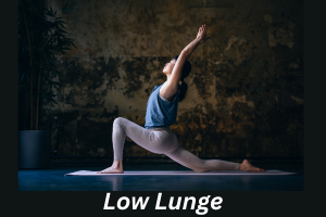 Low lunge yoga pose