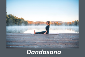 Dandasana pose yoga