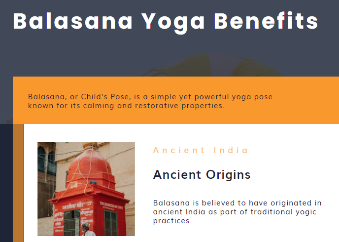 Benefits of Balasana Yoga